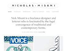 Tablet Screenshot of misani.com